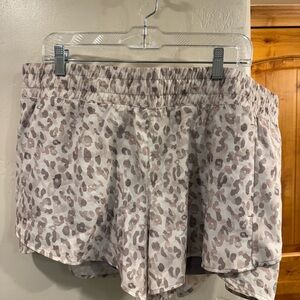 Avia Women's Gray Leopard Print Athletic Shorts XXL - NWOT